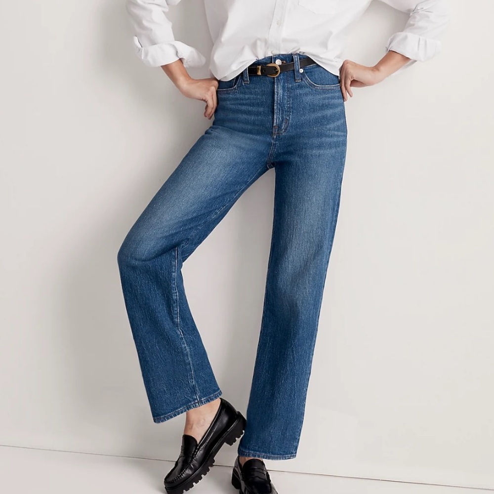 Madewell Blue Flare & Wide Leg Jeans